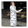 Down Coat Long Thick Printing Woman Cotton Coat   white   L - Mega Save Wholesale & Retail - 2