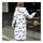Down Coat Long Thick Printing Woman Cotton Coat   white   L - Mega Save Wholesale & Retail - 3