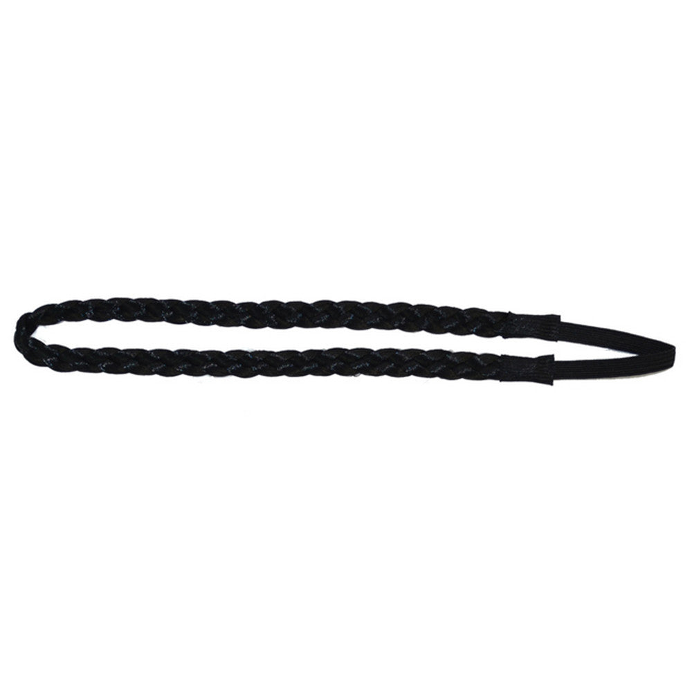 Middle Size Single Wig Hair Band Braid    black FDZ-01