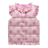 Winter Light Thin Gitl Waistcoat Vest Down Coat   light pink   90cm - Mega Save Wholesale & Retail - 1