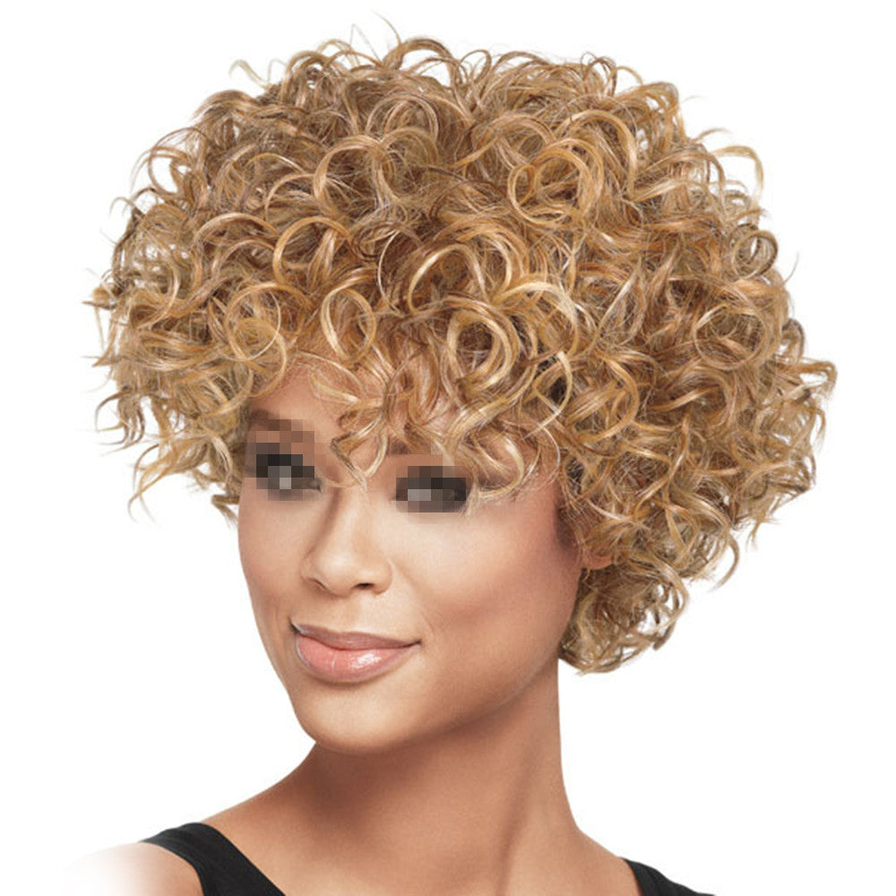 African Short Curled Hair Wig Cap   3 - Mega Save Wholesale & Retail