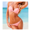 Push-Ups Swimwear Swimsuit Bathing Suit Bikini  pink  S - Mega Save Wholesale & Retail - 1