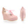 Preppy Style Candy Color Lace-up High Platform Thick Sole Thin Shoes Plus Size  pink - Mega Save Wholesale & Retail - 2