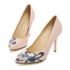 Low-cut Thin Shoes Printing Thin High Heel  pink - Mega Save Wholesale & Retail - 2