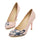 Low-cut Thin Shoes Printing Thin High Heel  pink - Mega Save Wholesale & Retail - 2