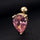 Body Puncture Ornament Water-drop Shape Navel Ring   gold plated pink zircon - Mega Save Wholesale & Retail - 2