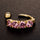 Arc Zircon Navel Ring Buckle   gold plated pink zircon - Mega Save Wholesale & Retail - 3