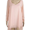 European Mini Chiffon A Shape Dress Fasionable pink - Mega Save Wholesale & Retail - 1