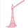 Desk  Rotatable table LED  Lamp USB  charging  touch lamp  Paris tower Pink - Mega Save Wholesale & Retail - 1