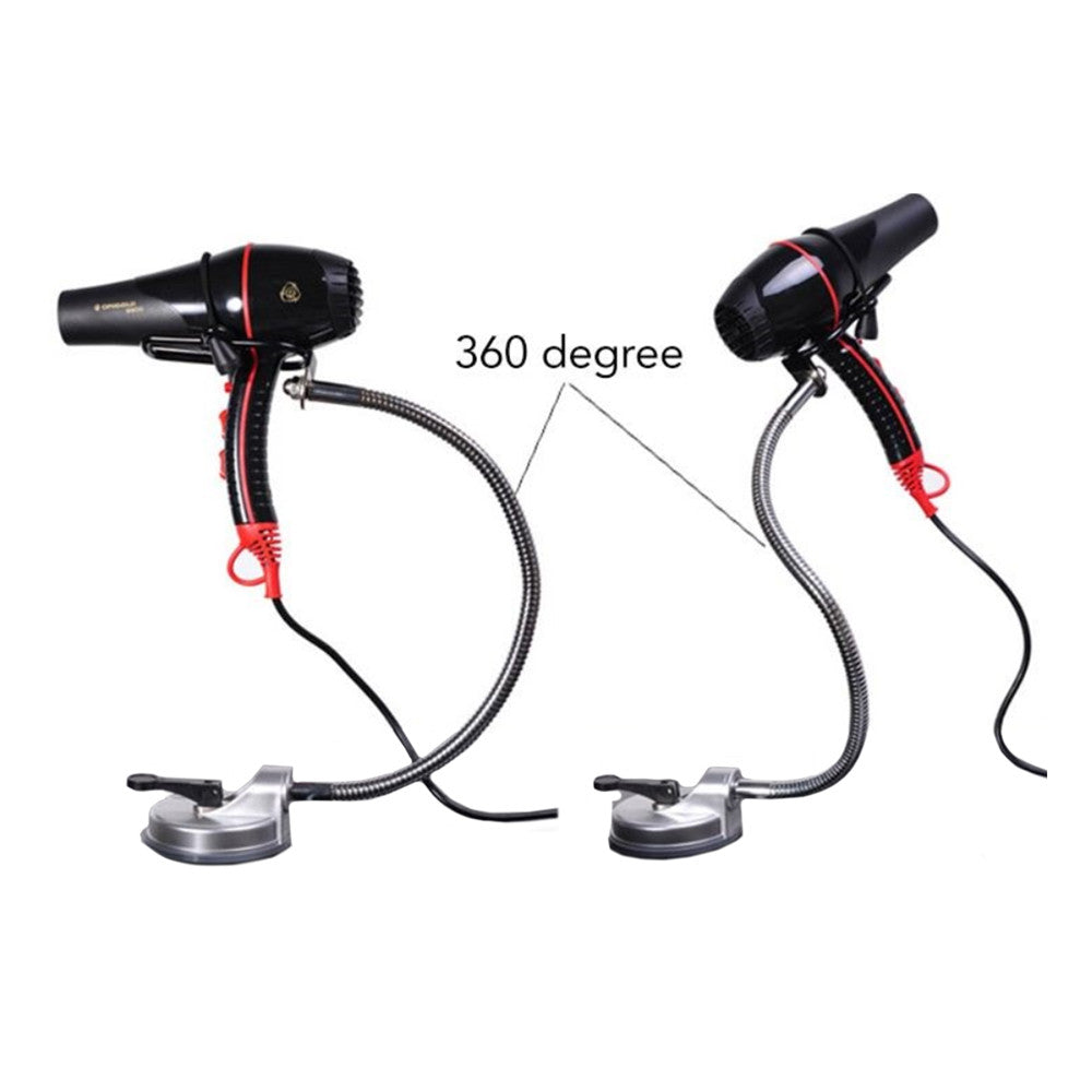 360 degree Swivel Bathroom Hair Dryer Holder Beauty Hair Dry Sunction - Mega Save Wholesale & Retail - 1