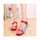 Old Beijing Cloth Shoes Low Cut Shoes Increased whitin National Style Cowhell Sole Peony Embroidered Dance Shoes red - Mega Save Wholesale & Retail - 3