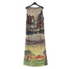 Plus Size Hand Painting Slim Chiffon Dress   L - Mega Save Wholesale & Retail - 2