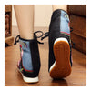 Sports Boots Vintage Beijing Cloth Shoes Embroidered Boots black - Mega Save Wholesale & Retail - 4