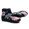 Colorful Phoenix Vintage Beijing Cloth Shoes Embroidered Boots black - Mega Save Wholesale & Retail - 1