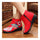 Colorful Phoenix Vintage Beijing Cloth Shoes Embroidered Boots red - Mega Save Wholesale & Retail - 2