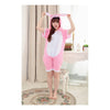 Unisex Adult Pajamas  Cosplay Costume Animal Onesie Sleepwear Suit Summer   Pink  Stitch - Mega Save Wholesale & Retail