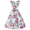 Woman Printing Vintage Dress Sleeveless    S - Mega Save Wholesale & Retail - 1