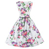 Woman Printing Vintage Dress Sleeveless    S - Mega Save Wholesale & Retail - 3