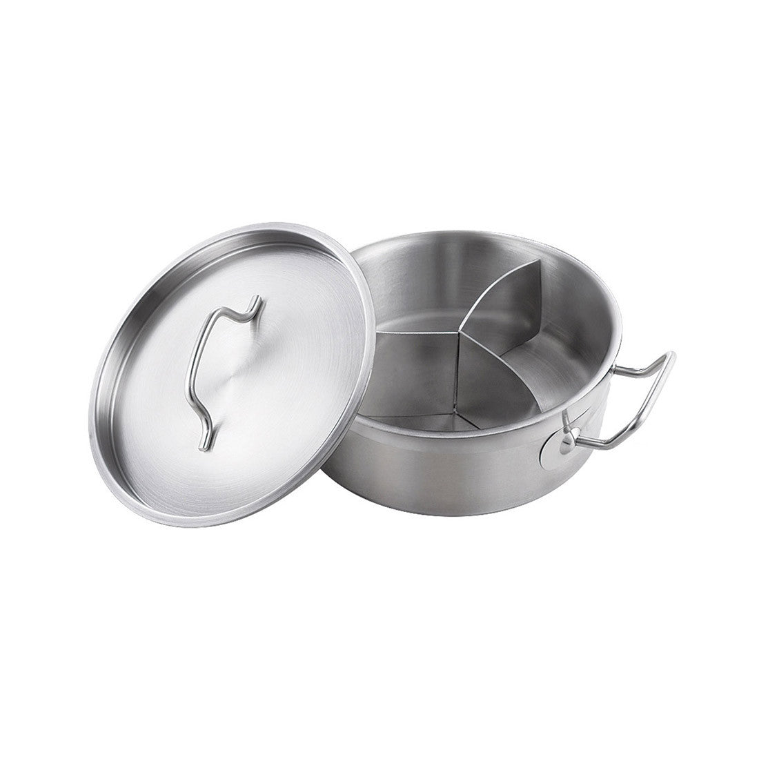 Double bottom binaural three grid composite bottom soup  pot shamisen Tangbao Cooker applicable (paragraph 03)   220*85 - Mega Save Wholesale & Retail - 1