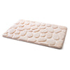 Flannel 3D Stone Carpet Ground Floor Mat camel - Mega Save Wholesale & Retail - 1
