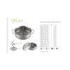 Double bottom binaural three grid composite bottom soup  pot shamisen Tangbao Cooker applicable (paragraph 03)   350*140 - Mega Save Wholesale & Retail - 5