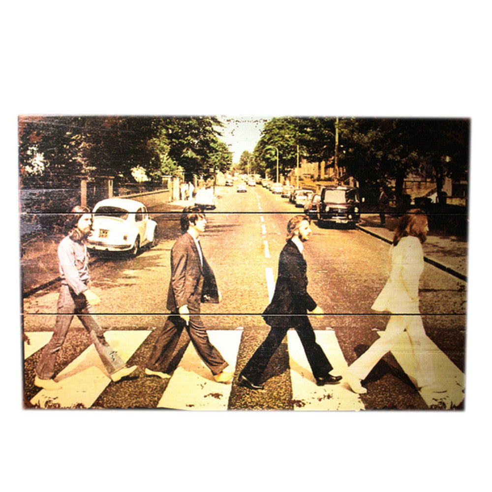 40x60 Series Vintage Wood Wall Hanging Decoration   2brown - Mega Save Wholesale & Retail - 1