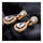 Noble Vintage Gem Earrings   gold plated white zircon - Mega Save Wholesale & Retail - 2
