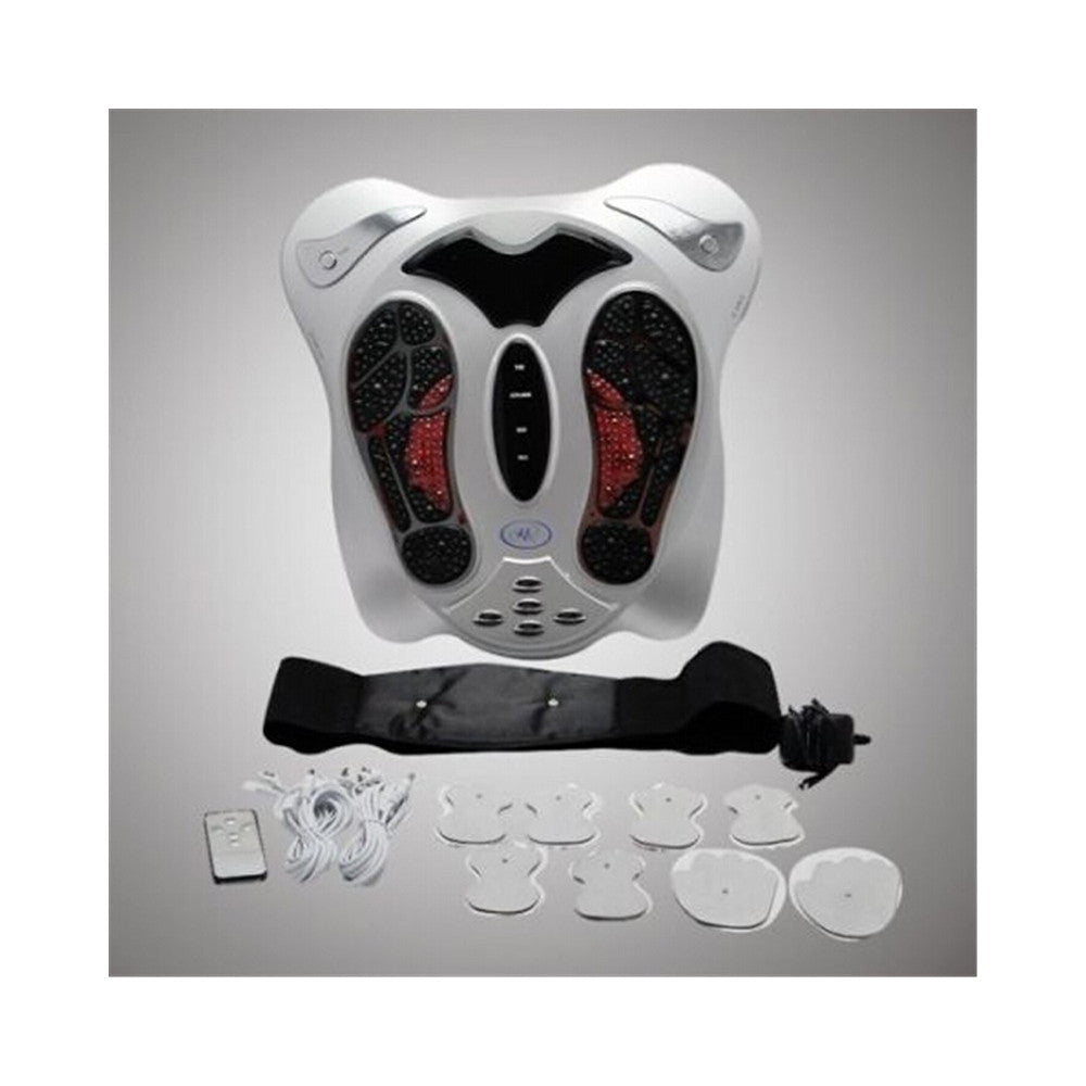 Electromagnetic Wave Pulse Circulation Foot Massager Reflexology Booster+8 pads - Mega Save Wholesale & Retail