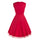 Vintage Hepburn Style Sleeveless Square Dress   red   S - Mega Save Wholesale & Retail - 2