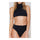 Bikini Set High-necked High-waisted Bandage Swimsuit Swimwear  S - Mega Save Wholesale & Retail