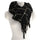 Checks Scarf Tassel Tippet Neckerchief   black - Mega Save Wholesale & Retail