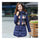 Cotton Coat Down Coat Middle Long Loose   navy   M - Mega Save Wholesale & Retail - 2