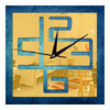 Living Room Wall Clock Decoration Digit Mirror Sticking   golden - Mega Save Wholesale & Retail