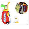 10pcs Children Kids Indoor Plastic Mini Golf Toy Set With Carrying Bag For Ages 3+ - Mega Save Wholesale & Retail