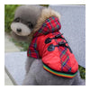 Pet Dog Cotton Coat Checks Pattern   red   1 - Mega Save Wholesale & Retail - 2