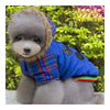 Pet Dog Cotton Coat Checks Pattern   blue  1 - Mega Save Wholesale & Retail - 3