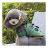 Pet Dog Cotton Coat Checks Pattern  green   1 - Mega Save Wholesale & Retail - 3