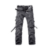 Fashion Mens Work Trousers Military Army Cargo Camo Combat Multi-pocket Pants   gray - Mega Save Wholesale & Retail