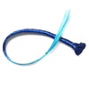 Fish Bone Braid Small Braid Wig Hair Extension    sapphire to dreamlike blue