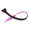 Fish Bone Braid Small Braid Wig Hair Extension    black to light purple