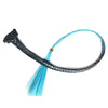 Fish Bone Braid Small Braid Wig Hair Extension    black to dreamlike blue