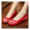 Plum Flower Old Beijing Embriodered Cloth Shoes   red   35 - Mega Save Wholesale & Retail - 2