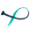 Fish Bone Braid Small Braid Wig Hair Extension    dark blue to peacock green