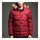 Man Middle Long Cotton Coat Hoodied Warm  red   M - Mega Save Wholesale & Retail - 1