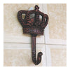 Cast iron wall hangings clothing hook hook hook creative crown decorative wall hook iron    red copper - Mega Save Wholesale & Retail - 2