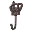 Cast iron wall hangings clothing hook hook hook creative crown decorative wall hook iron    red copper - Mega Save Wholesale & Retail - 1