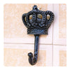 Cast iron wall hangings clothing hook hook hook creative crown decorative wall hook iron    Silver - Mega Save Wholesale & Retail - 3