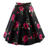 Summer Vintage Printing Bust Skirt Slim Short   red   S - Mega Save Wholesale & Retail - 2