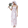Blood White Woman Zombie Halloween Costume  S - Mega Save Wholesale & Retail - 2