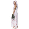 Blood White Woman Zombie Halloween Costume  S - Mega Save Wholesale & Retail - 3